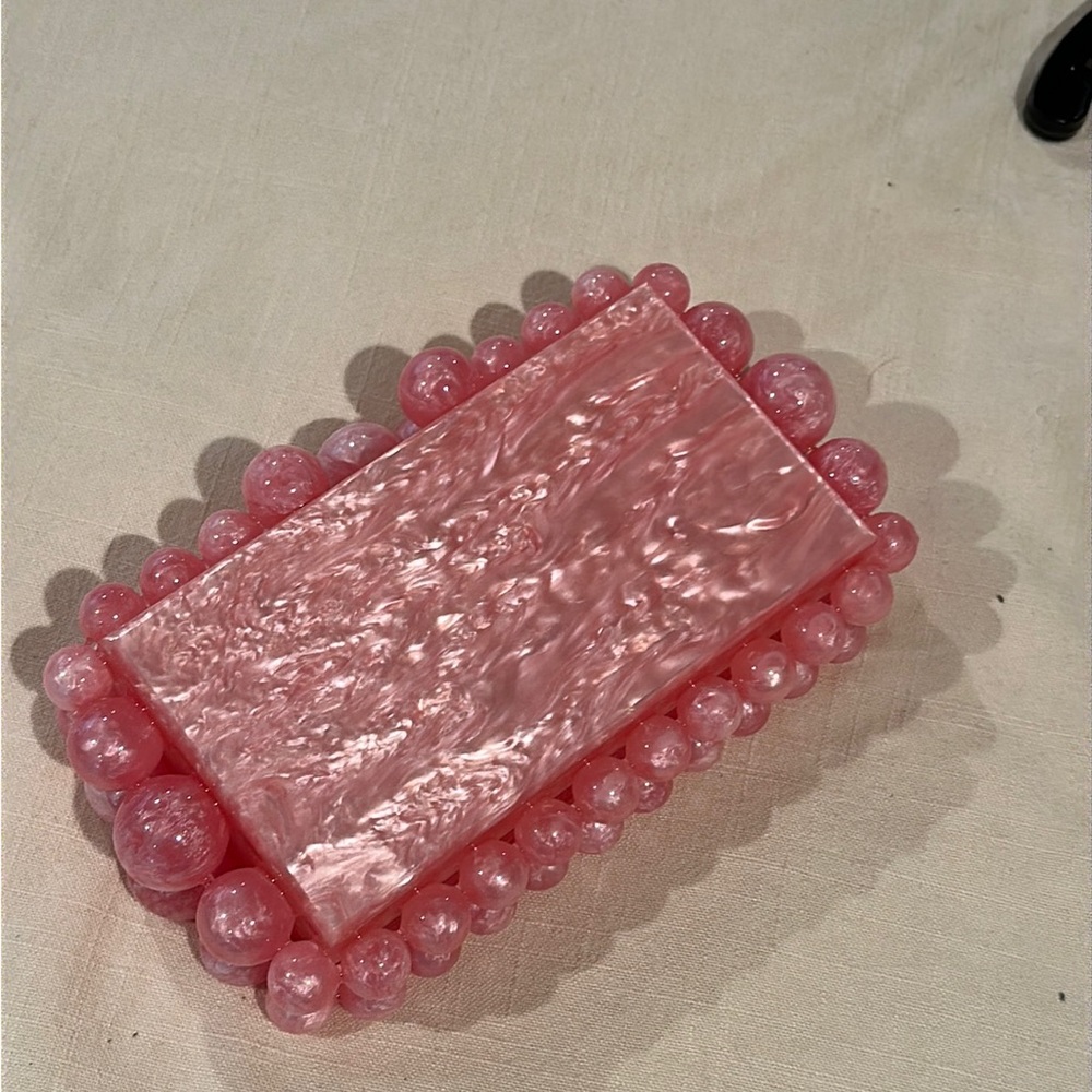 Pink clutch
